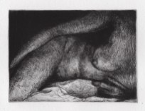 François Dupuis Nocturne Etching Print: 4.7" x 3.3" Paper: 6" x 9.8"